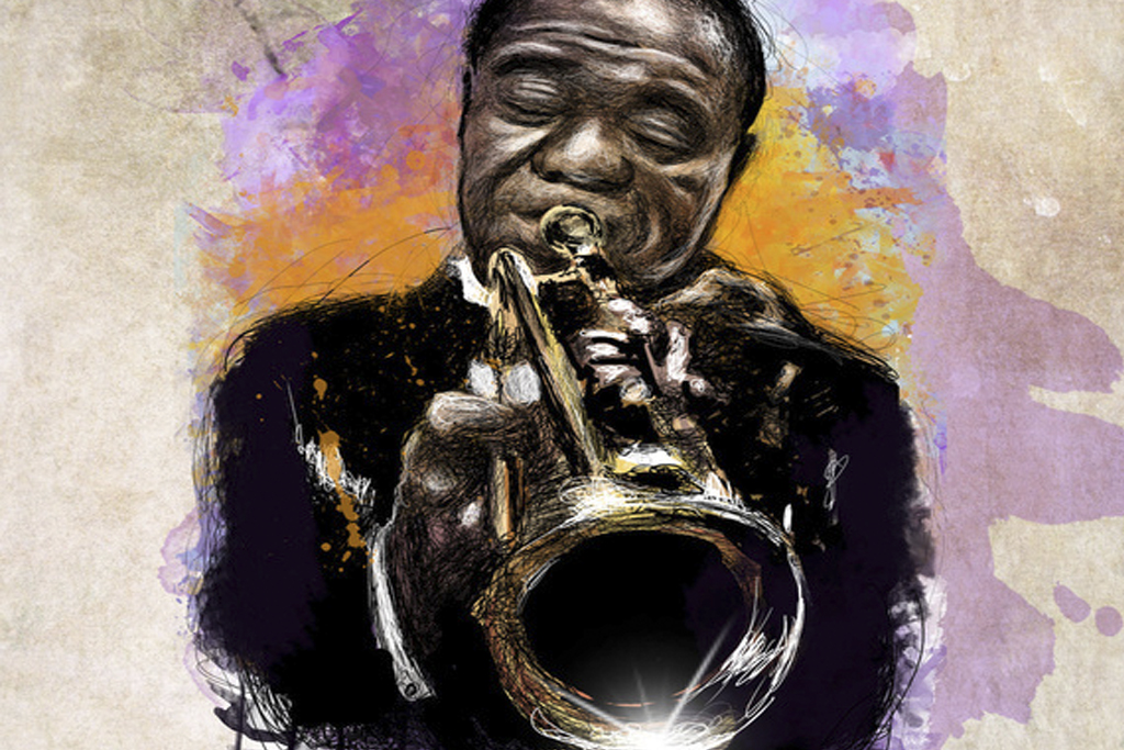 Louis Armstrong Paint